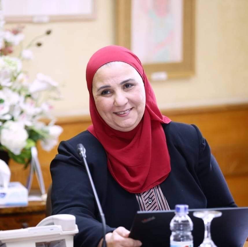 نفين القباج وزيرة التضامن الاجتماعى