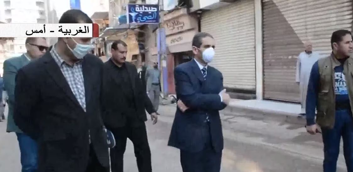 محافظ الغربية يجوب شوارع المحافظة لتطهيرها 