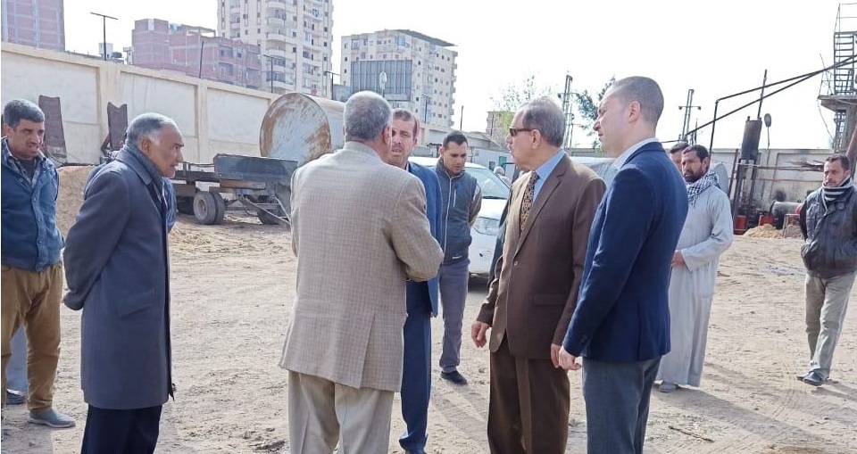 اللواء جمال نور الدين محافظ كفرالشيخ في الجولة التفقدية