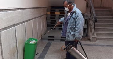 أعمال تطهير وتعقيم ضد فيروس كورونا