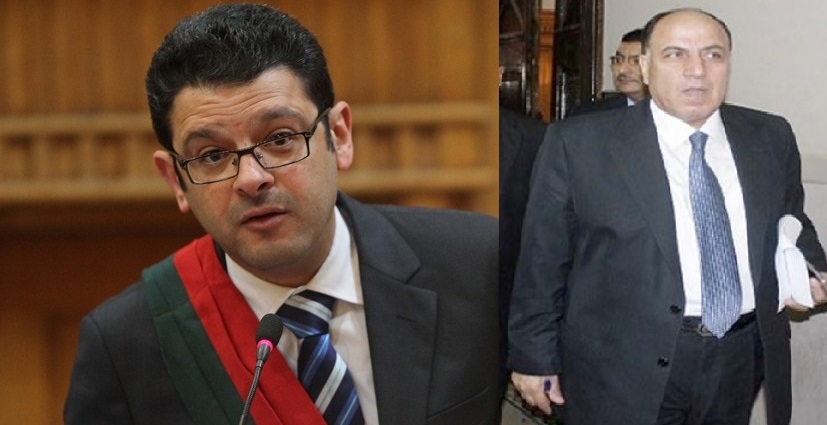 المستشار عادل السعيد والمستشار تامر الفرجانى 