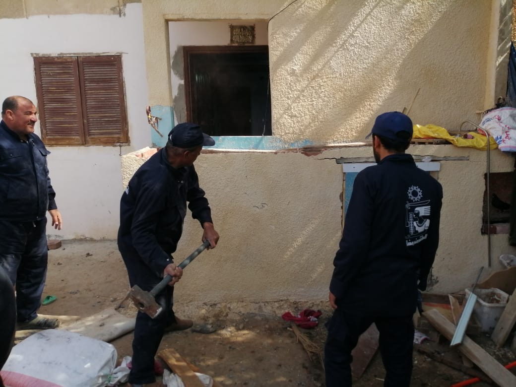 جانب من حملة إزالة المخالفات