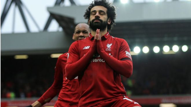 محمد صلاح لاعب ليفربول