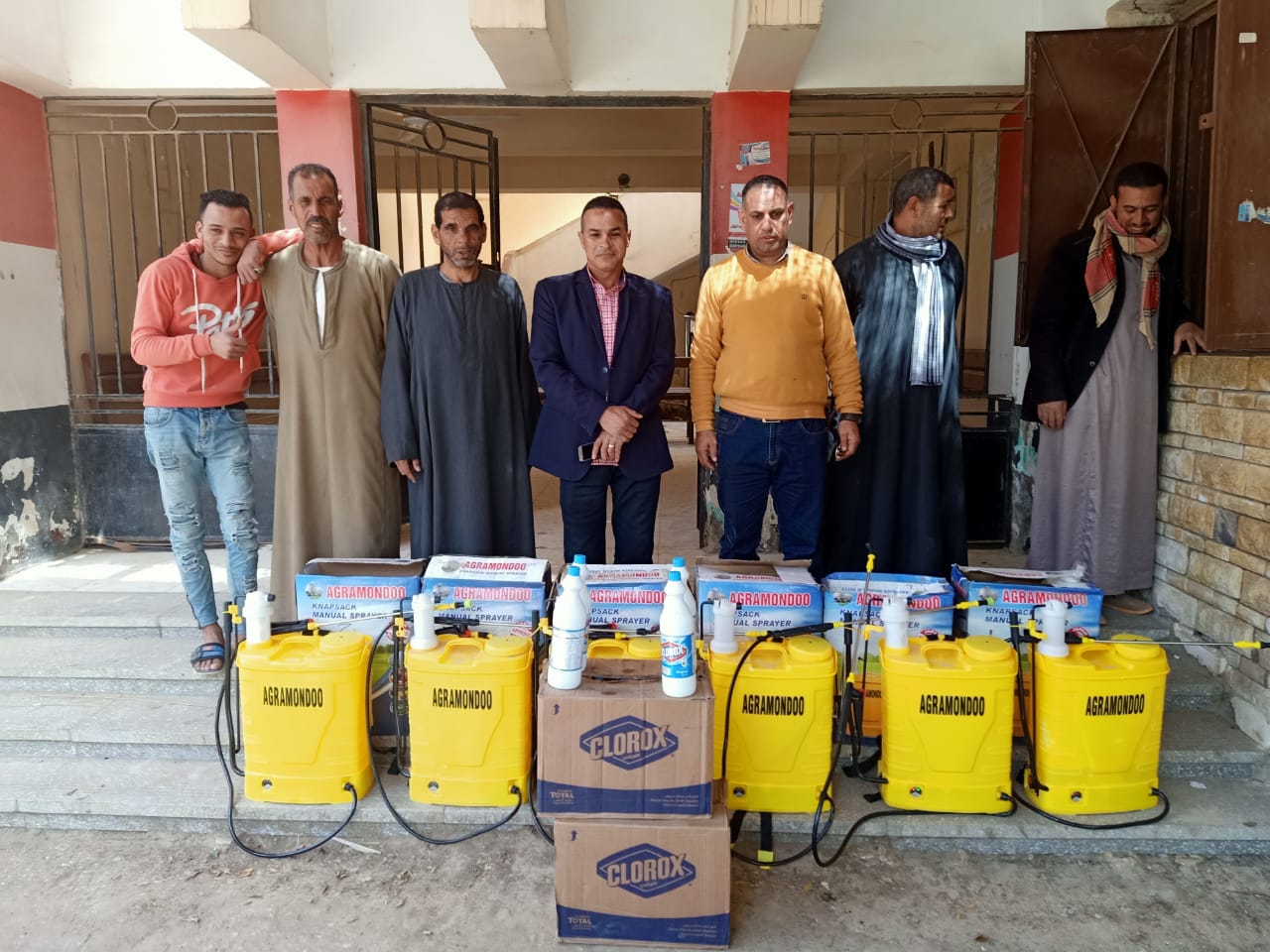 حملة التطهير والتعقيم ضد فيروس كورونا 