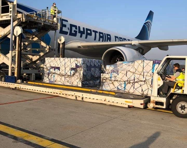 مساعدات مصرية لـ إيطاليا لمواجهة كورونا