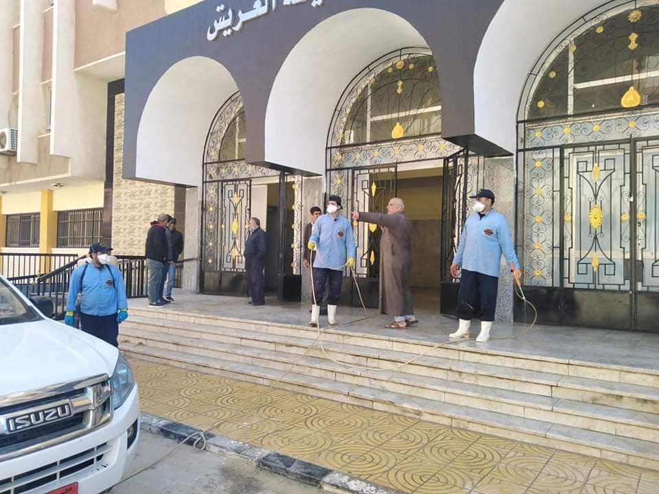 إجراءات وقائية في شمال سيناء 