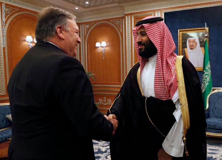 بن سلمان وبومبيو 