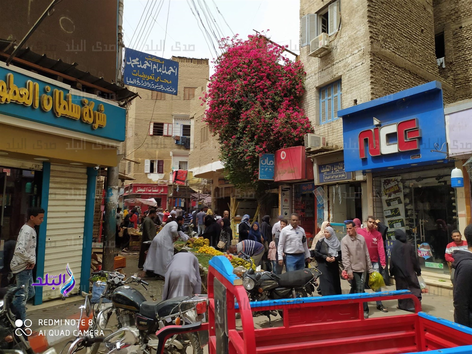 زحام ما قبل الحظر .. الأهالى يتزاحمون فى أسواق الخضروات 