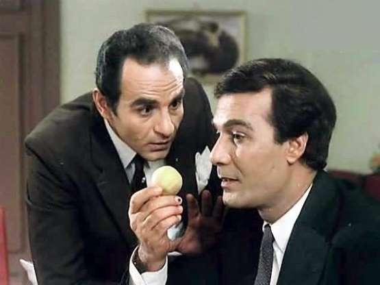 الفنان مجدي وهبة والفنان محمود ياسين