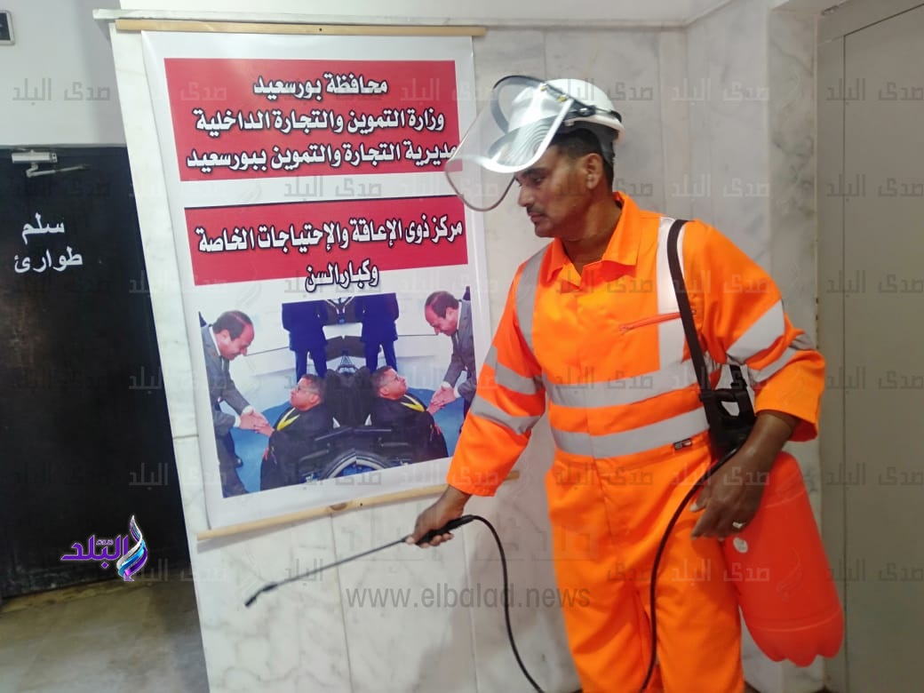تكثيف حملات التعقيم والتطهير في بور سعيد