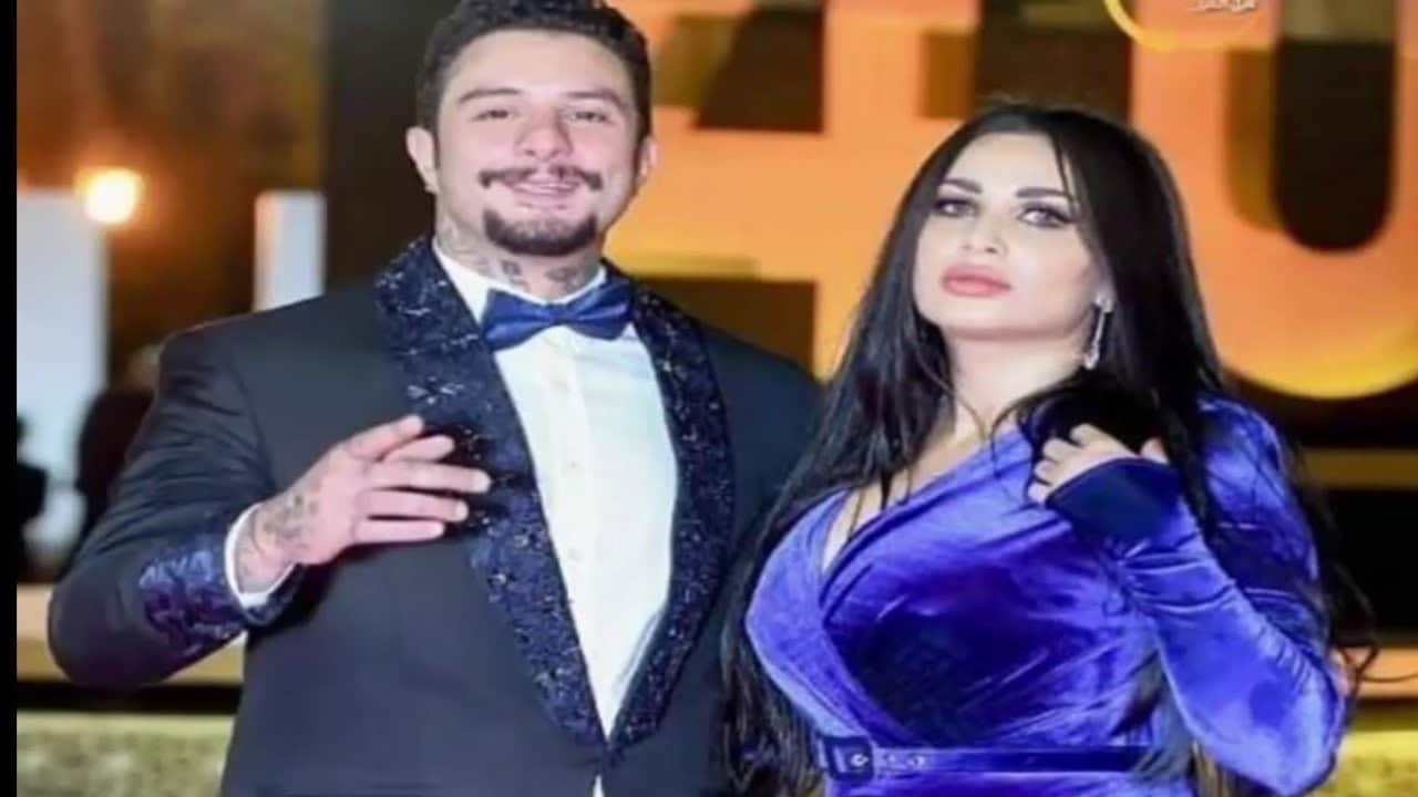 احمد الفيشاوى وزوجته 