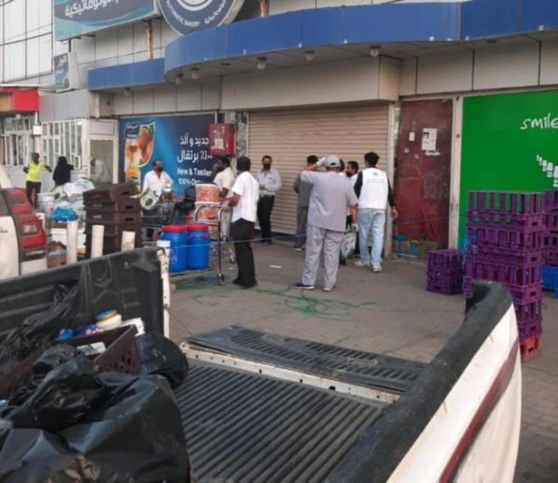 جانب من الإغلاق 