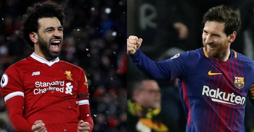 ميسي ومحمد صلاح