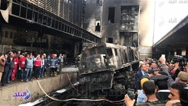 حادث قطار محطة مصر