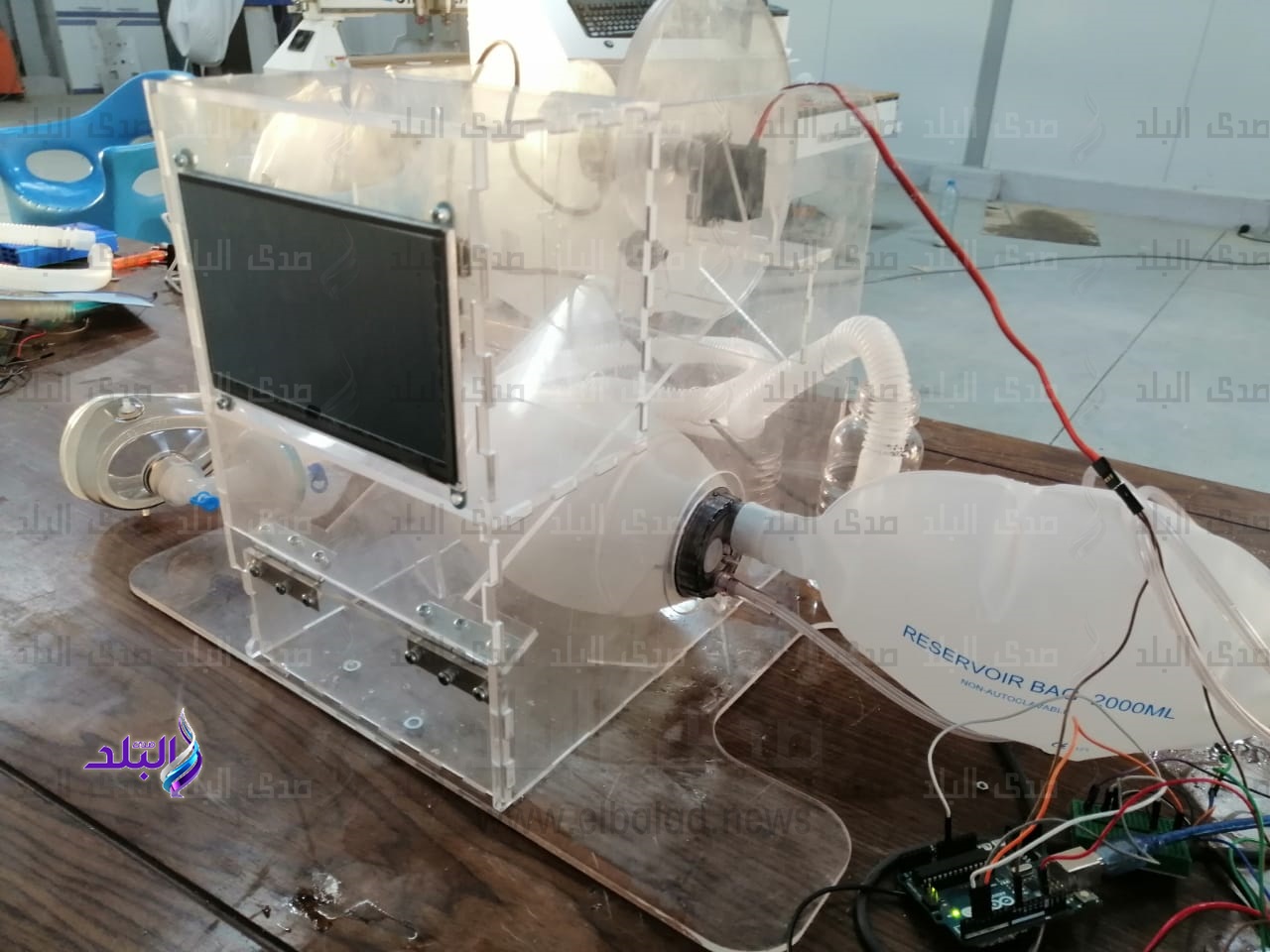 تفاصيل تصميم 3 نماذج أجهزة تنفس صناعي بمدينة زويل