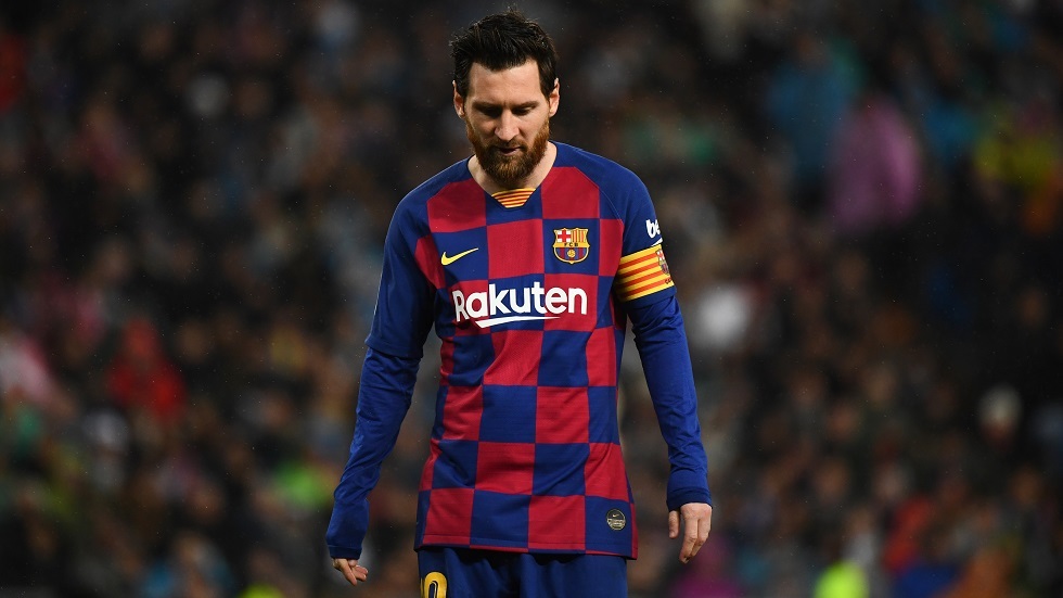 ميسي لاعب فريق برشلونة