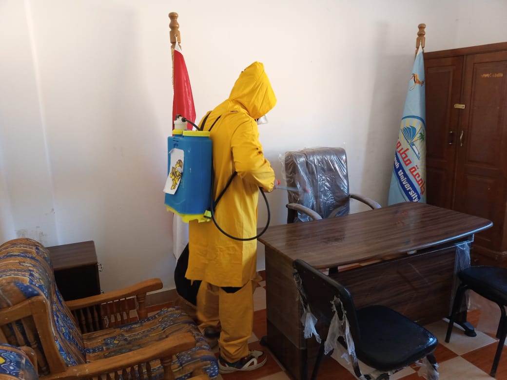 تطهير مراكز شباب مطروح