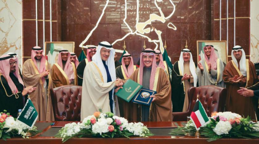 جانب من الاتفاق بين السعودية والكويت