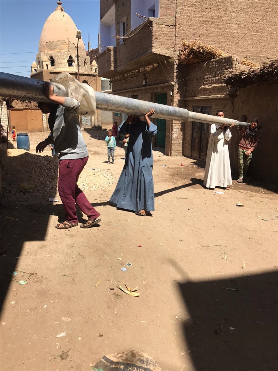 ازالة المخالفات في سوهاج