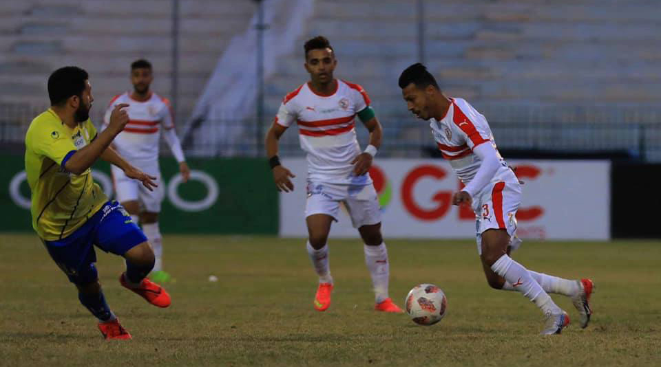 إسلام جابر - يوسف أوباما لاعبا الزمالك