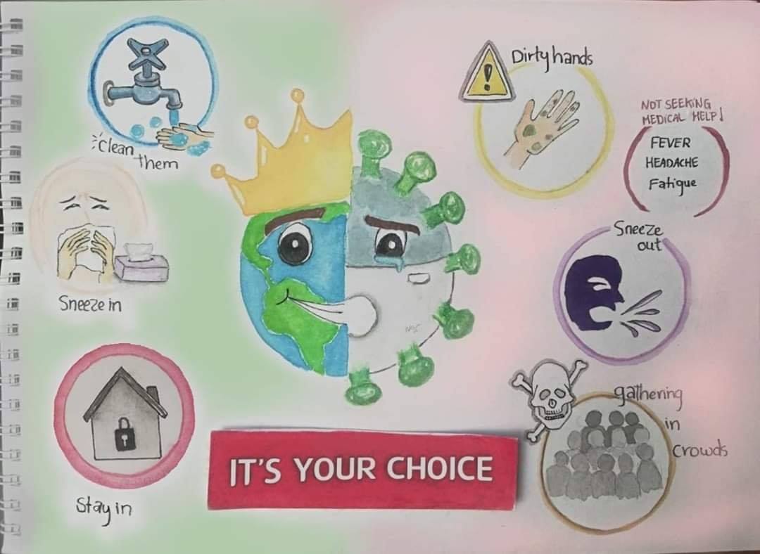 رسومات طلاب جامعة حلوان 