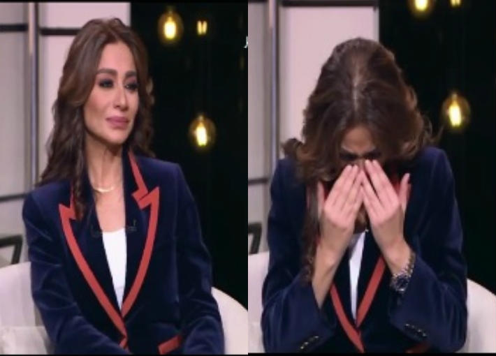 بسمة وهبة تنهار من البكاء على الهواء