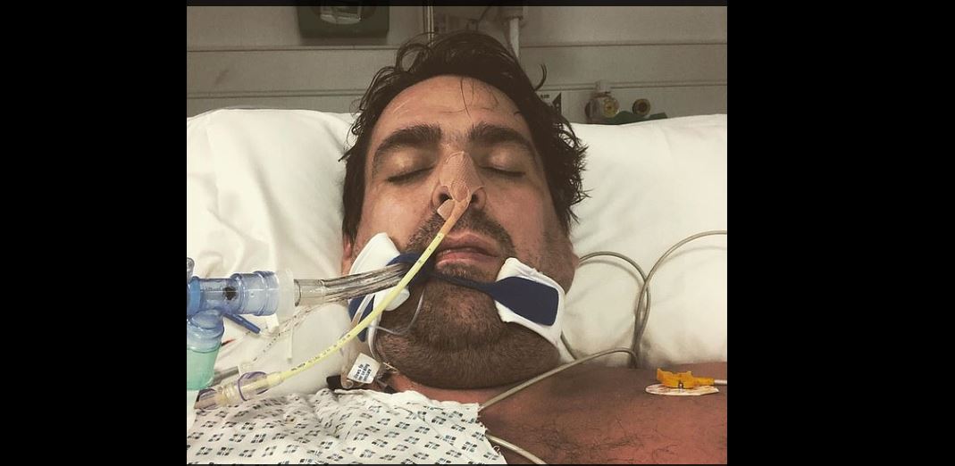 ديفيد هانت مكان مريضا بفيروس كورونا