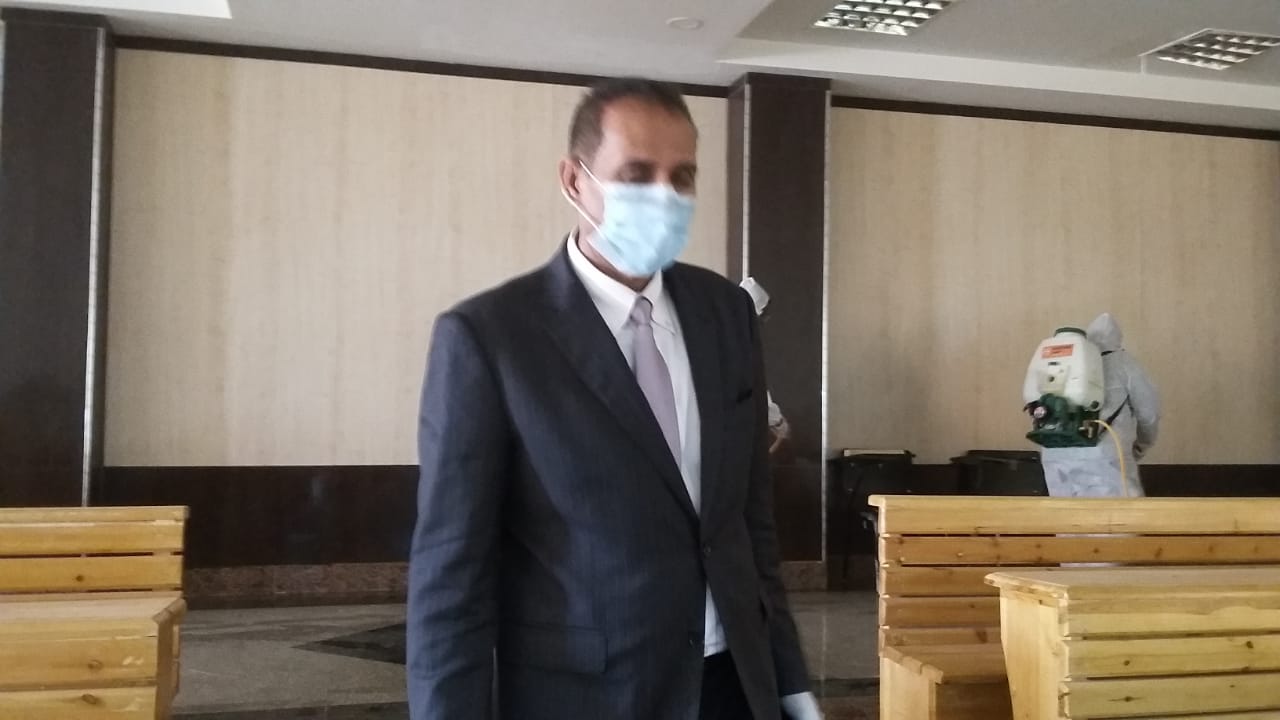 جانب من عملية التعقيم _ أرشيفية  جانب من عملية التعقيم _ أرشيفية