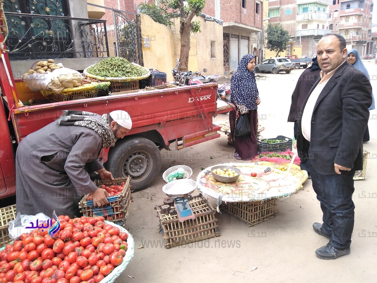 فض عدد من الأسواق بمركز فاقوس