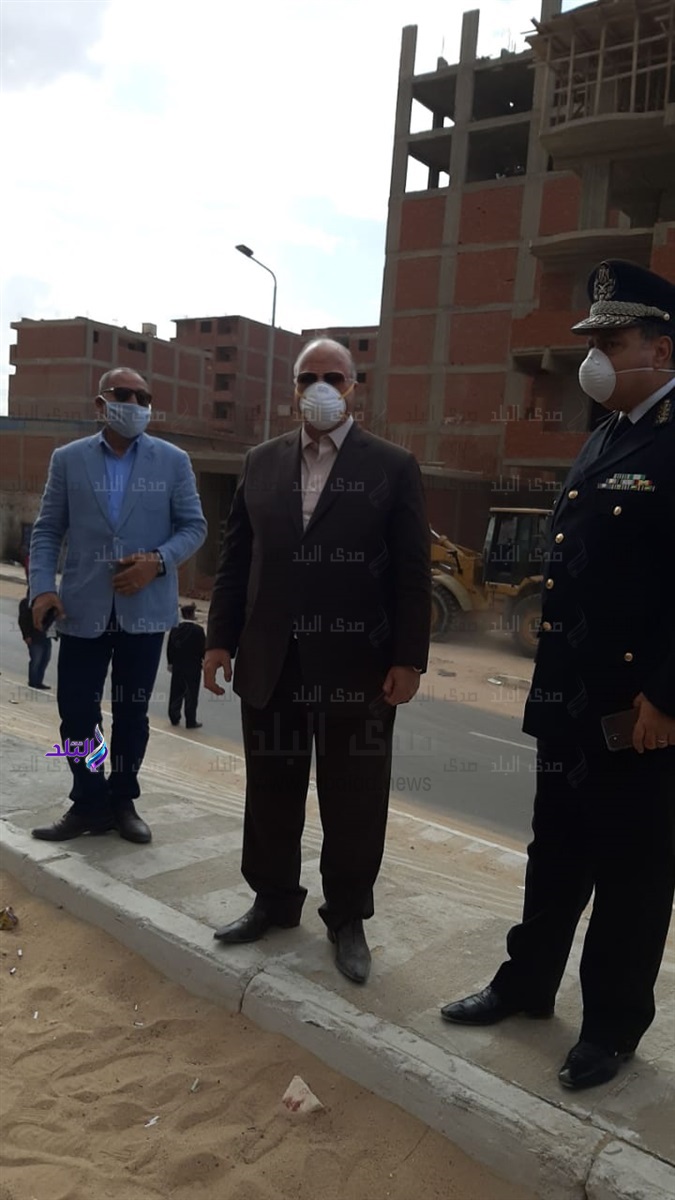 محافظ القاهرة يتفقد ازالات ترعة الطوارئ