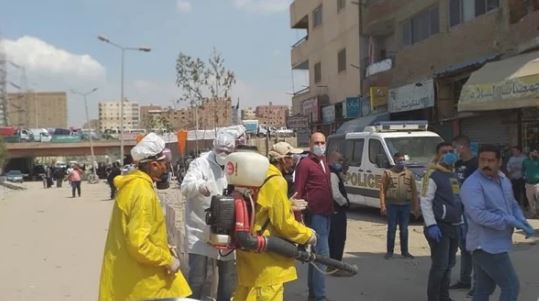 قرية المعتمدية في الحجر الصحي 