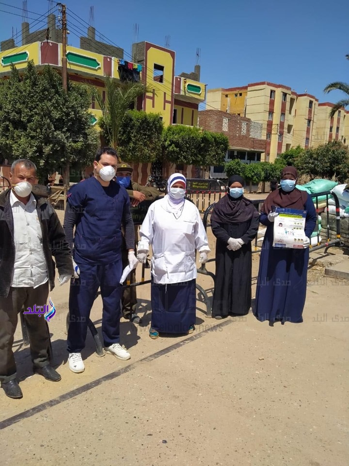 بعد الحجر الصحي على ٤ منازل خدمات صحية وتثقيفية 