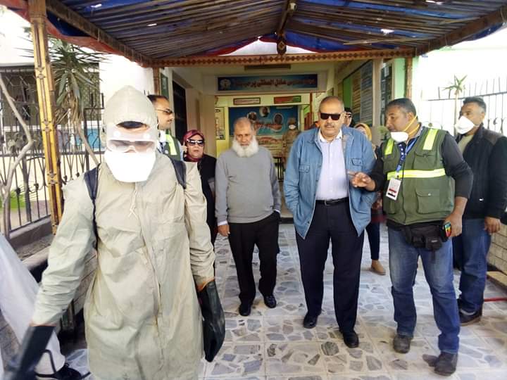 تعقيم المنشآت التعليمية بمطروح 