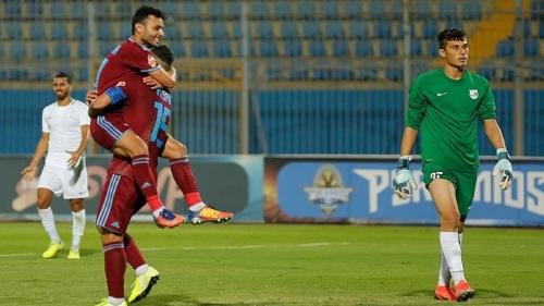 محمود جاد من مباراة بيراميدز