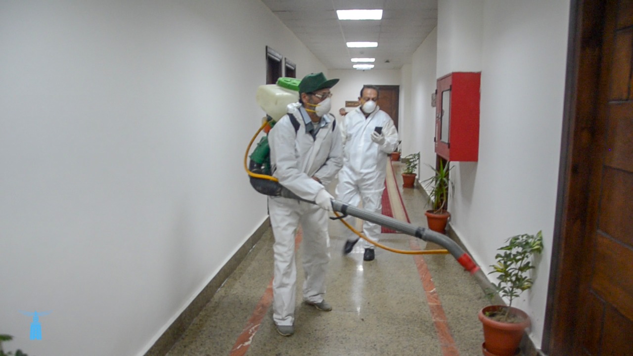 أعمال تعقيم مستشفى مار مرقس 