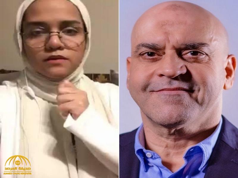 الممثل الهارب محمد شومان وابنتة
