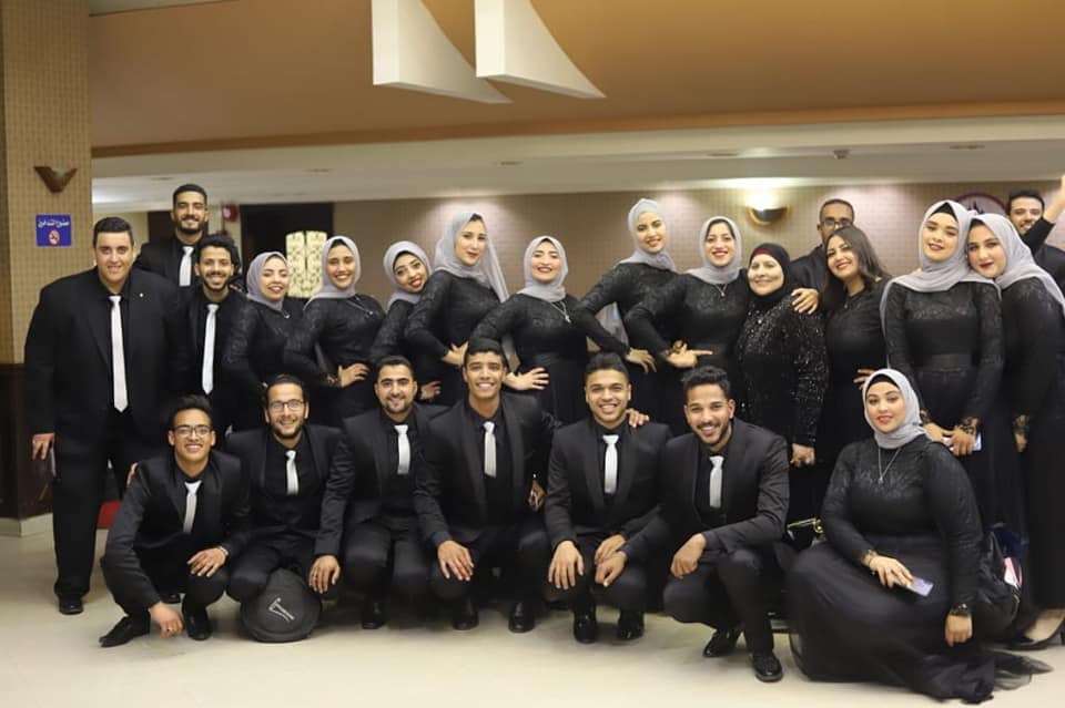 فريق الغناء الجماعي بجامعة السويس