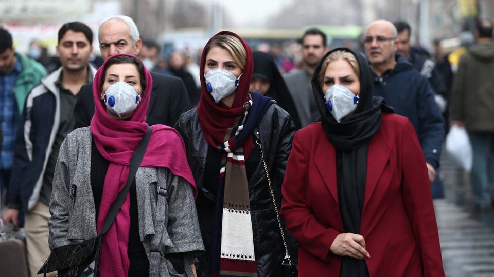 94 وفاة و1512 إصابة جديدة بـ فيروس كورونا في إيران