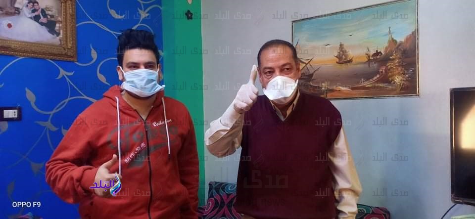 مستقبل وطن يهنئ طبيب بعودته لمنزله بعد اصابته بالكورونا 