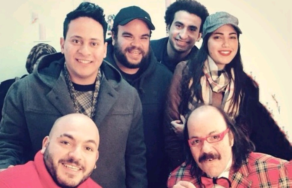 طلعت زكريا ونجوم مسرح مصر 
