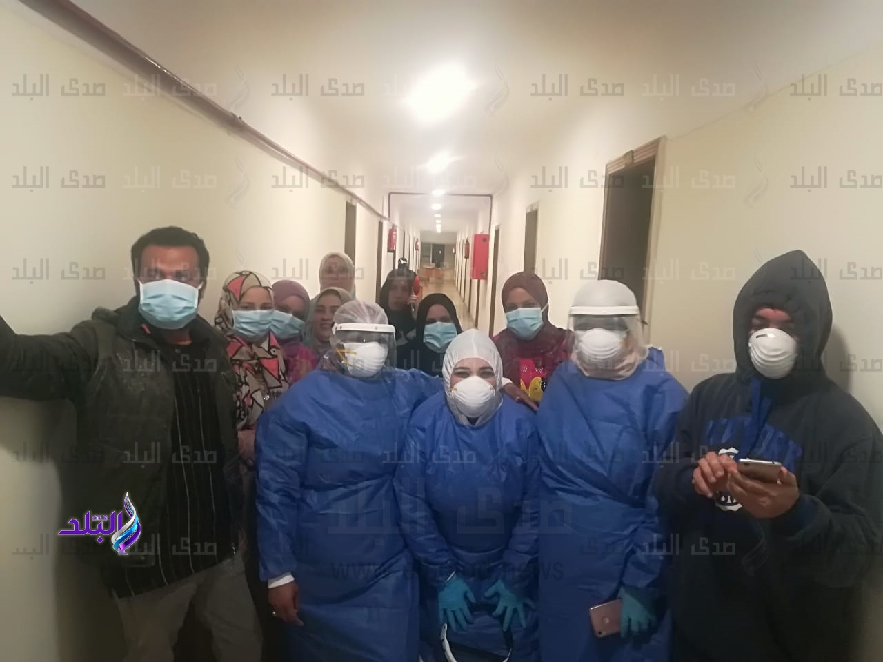 بالزغاريد.. خروج 17 حالة متعافية من كورونا بالدقهلية