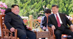 زعيم كوريا الشمالية والرئيس الصيني