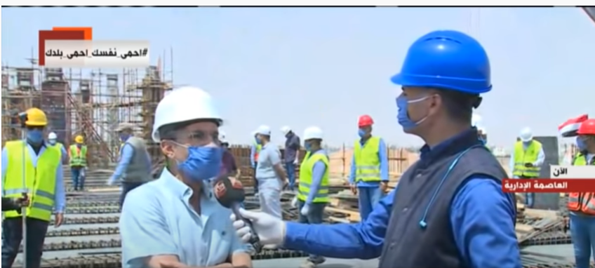 المهندس أيسر أحمد ، مدير مشروع القطار الكهربائى