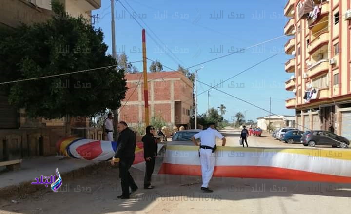 إغلاق كورنيش النيل في دمياط