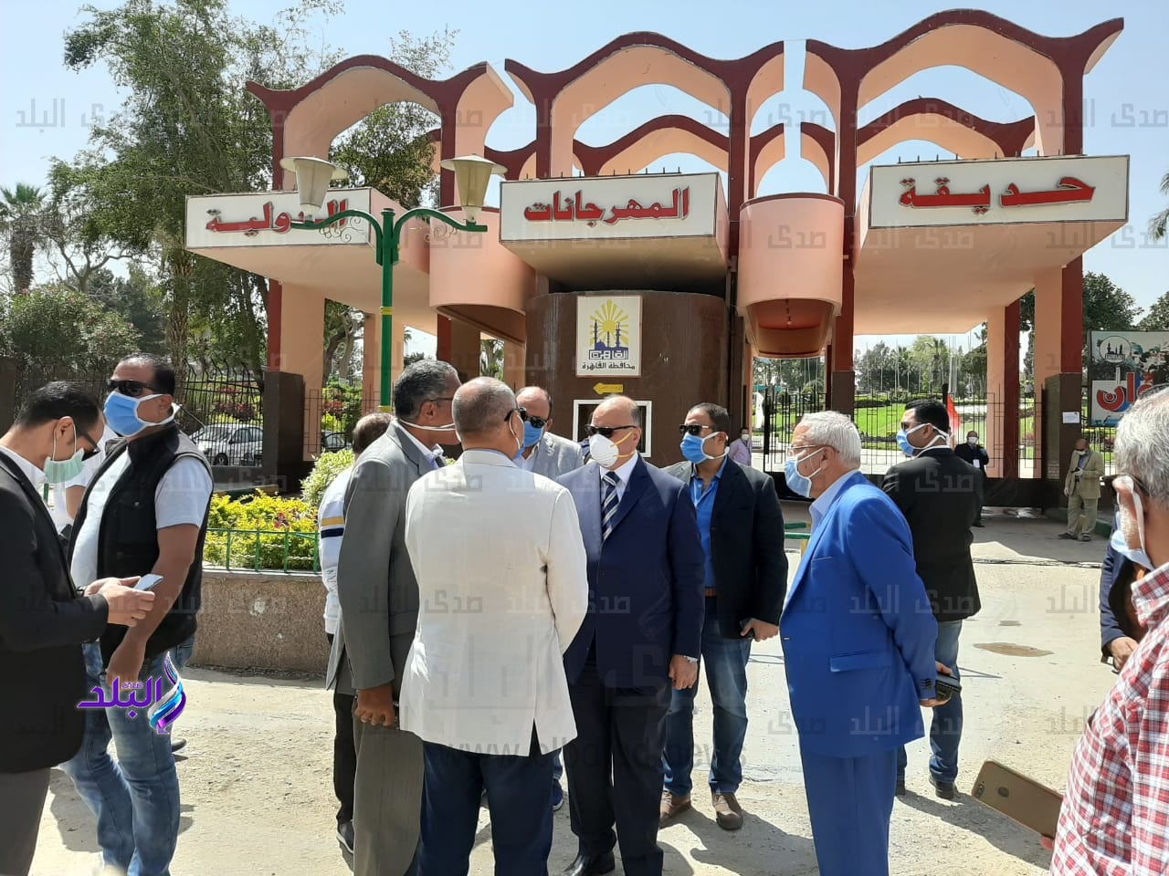 محافظ القاهرة يتفقد الحدائق والميادين  محافظ القاهرة يتفقد الحدائق والميادين