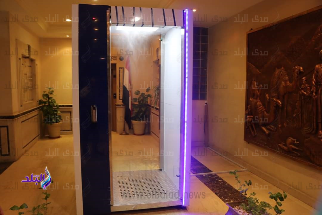 أول بوابة إليكترونية للتعقيم والتطهير في جنوب سيناء أول بوابة إليكترونية للتعقيم والتطهير في جنوب سيناء