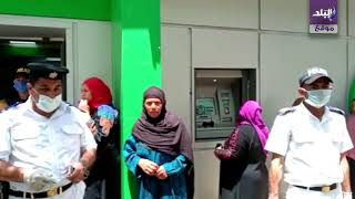 إقبال كبير على مكاتب البريد ببني سويف