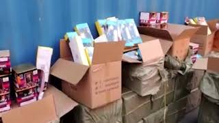 احباط محاولة تهريب العاب نارية