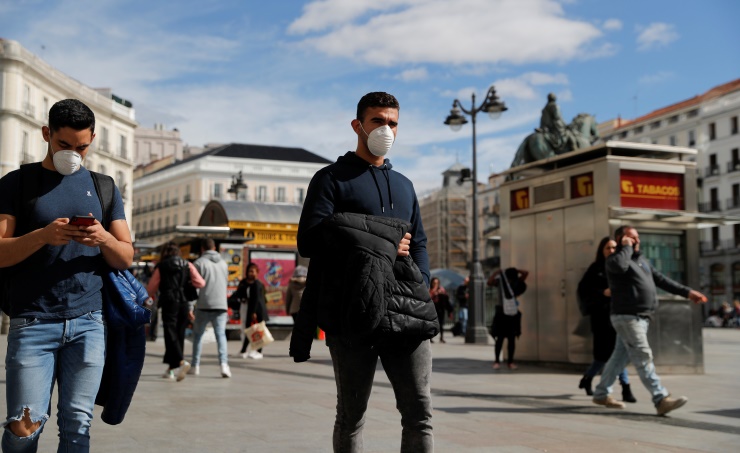 انتشار فيروس كورونا