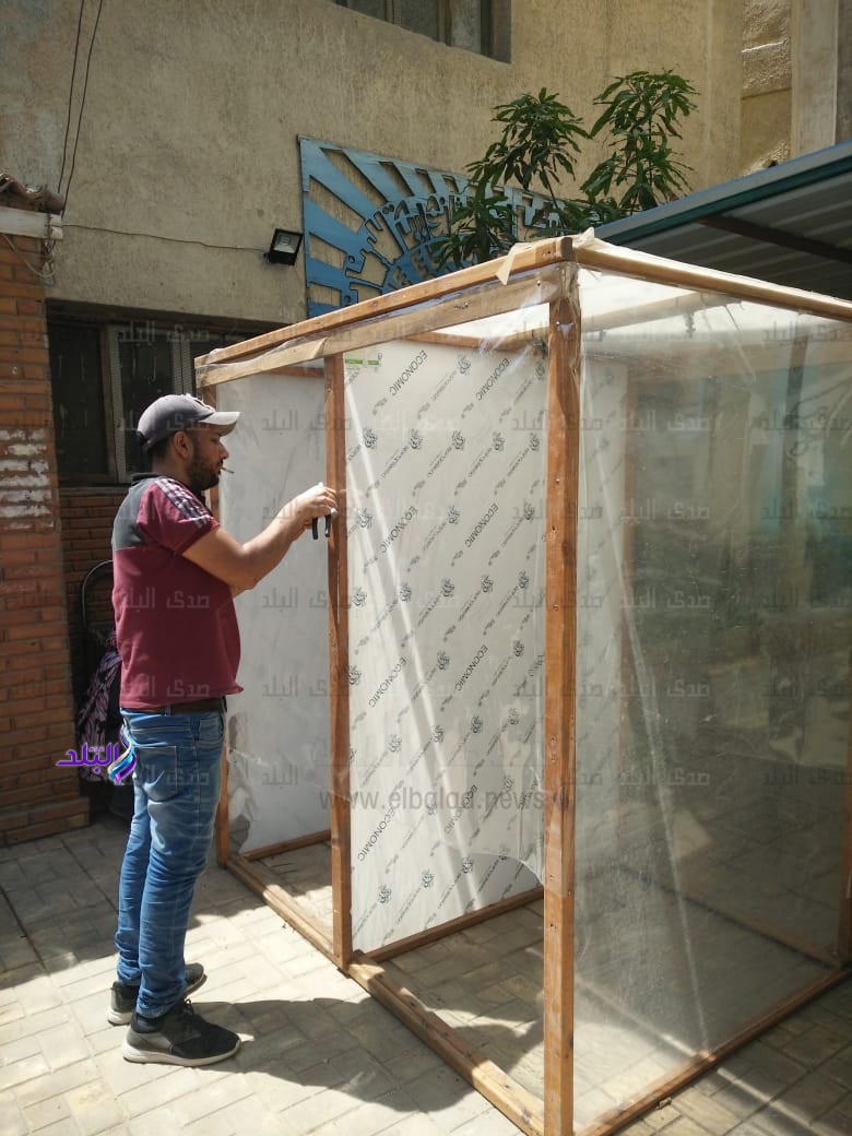 نموذج لبوابات تعقيم لجان الثانوية العامة